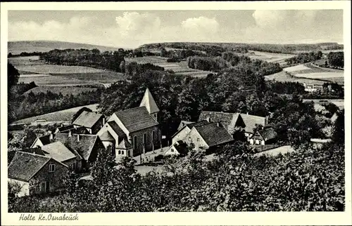 Ak Holte Bissendorf in Niedersachsen, Gesamtansicht, Gasthaus zur Holter Burg