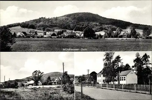 Ak Mühlhausen an der Sulz Oberpfalz, Gesamtansicht, Gemischtwaren