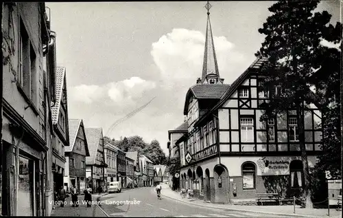 Ak Vlotho an der Weser, Langestraße