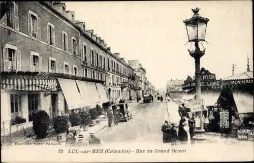 Ak Luc sur Mer Calvados, Rue du Grand Orient