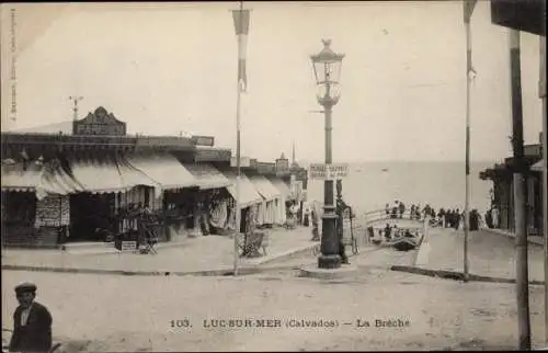 Ak Luc sur Mer Calvados, La Breche