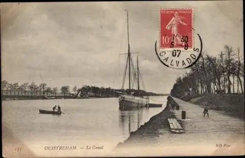 Ak Ouistreham Calvados, Le Canal