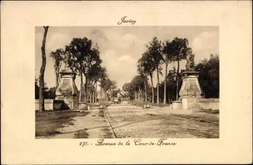 Ak Juvisy Essonne, Avenue de la Cour de France