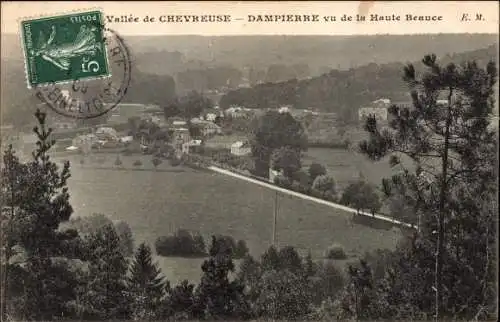 Ak Dampierre Yvelines, Vue de la Haute Beauce