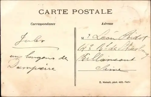 Ak Dampierre Yvelines, Vue de la Haute Beauce