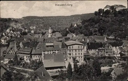 Ak Neuenbürg an der Enz Schwarzwald, Gesamtansicht