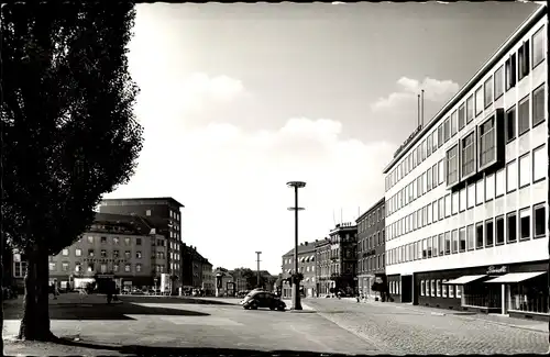 Ak Bayreuth in Oberfranken, Bahnhofplatz, Industrie und Handelskammer