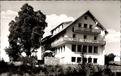 Ak Fleckl im Fichtelgebirge Warmensteinach Oberfranken, Pension Haus Bergblick