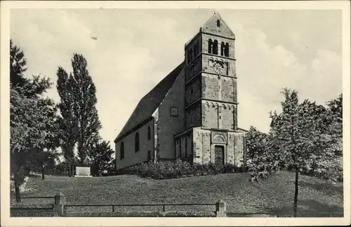 Ak Hochheim Worms am Rhein, Evangelische Kirche