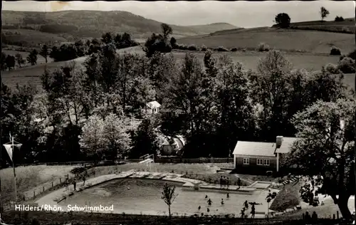 Ak Hilders in der Rhön, Schwimmbad