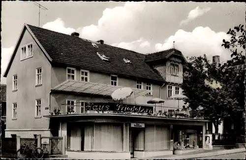 Ak Bad Salzschlirf in Hessen, Haus Friedeborn, Bahnhofstraße 59