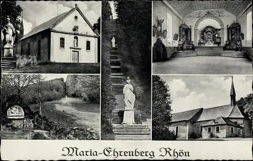 Ak Motten in der Röhn Unterfranken, Maria Ehrenberg