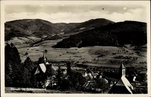 Ak Elzach im Schwarzwald, Teilansicht