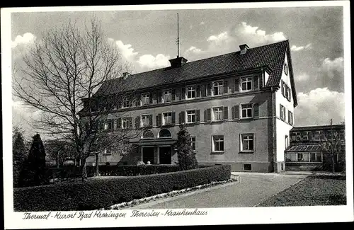 Ak Bad Krozingen im Breisgau Schwarzwald, Theresien Krankenhaus