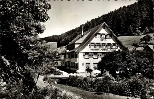 Ak Bad Rippoldsau Schapbach im Schwarzwald, Hotel und Pension Kranz