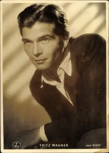 Ak Schauspieler Fritz Wagner, Portrait