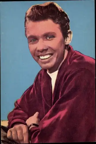 Ak Schauspieler und Sänger Peter Kraus, Portrait