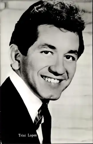 Ak Sänger Trini Lopez, Portrait