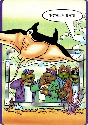 Ak Comic, Teenage Mutant Ninja Turtles, Schildkröten, Rochen
