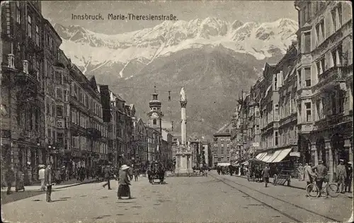 Ak Innsbruck in Tirol, Maria-Theresienstraße
