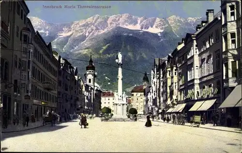 Ak Innsbruck in Tirol, Maria Theresienstraße