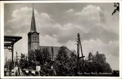 Ak Hommerts Friesland Niederlande, Ned. Herv. Kerk