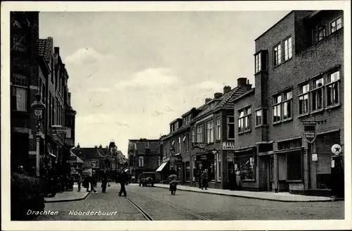 Ak Drachten Friesland Niederlande, Noorderbuurt