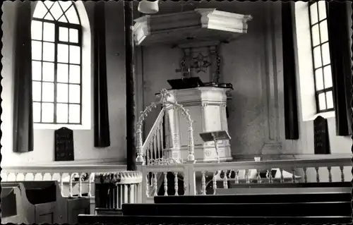 Ak Brantgum Gelderland, Kerk, Interieur