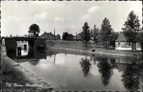 Ak Beets Nordholland Niederlande, Hoofdbrug