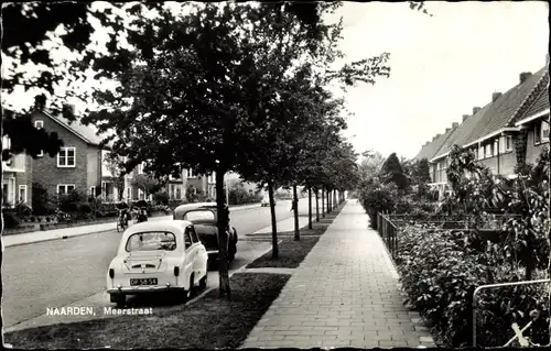 Ak Naarden Nordholland Niederlande, Meerstraat, Auto