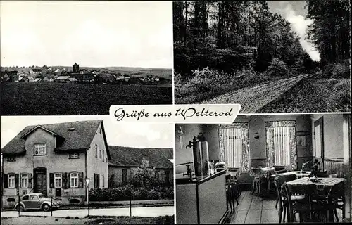 Ak Welterod im Taunus, Total, Waldpartie, Gasthof Zum Schützenhaus