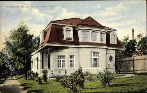 Ak Lüttringhausen Remscheid im Bergischen Land, Tannenhof, Villa D.