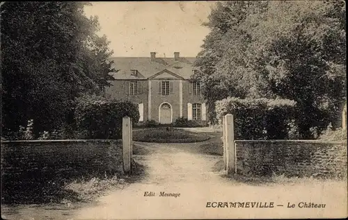 Ak Écrammeville Calvados, Le Chateau