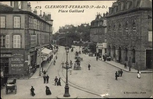 Ak Clermont Ferrand Puy de Dôme, Place Gaillard