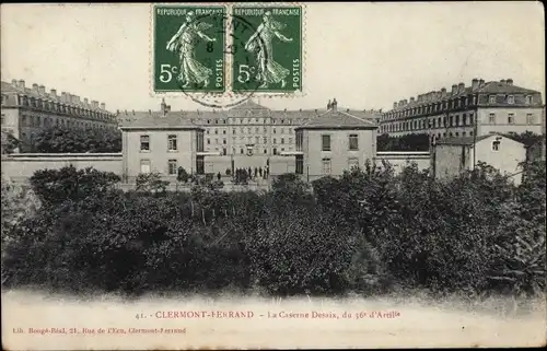 Ak Clermont Ferrand Puy de Dôme, La Caserne Desaix, 36e d'Artillerie