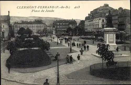 Ak Clermont Ferrand Puy de Dôme, Place de Jaude