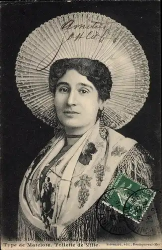 Ak Boulogne sur Mer Pas de Calais, Type de Matelote, Toilette de Ville