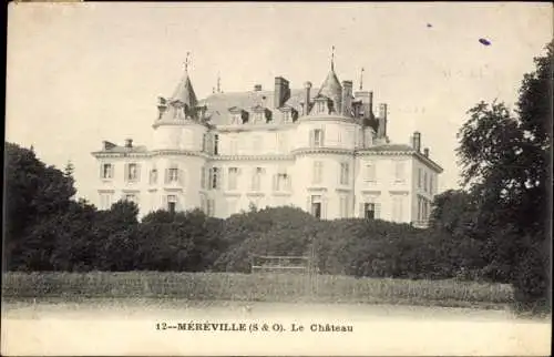Ak Méréville Essonne, Le Chateau