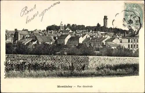 Ak Montlhery Essonne, Vue Generale