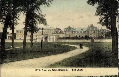 Ak Foret de Saint Germain Yvelines, Les Loges