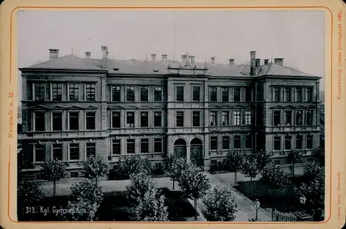 Kabinettfoto um 1895, Neustadt an der Haardt Neustadt an der Weinstraße, Kgl. Gymnasium