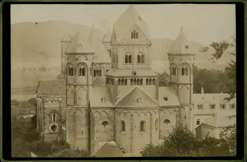 Kabinettfoto Glees in der Eifel, Abtei Maria Laach