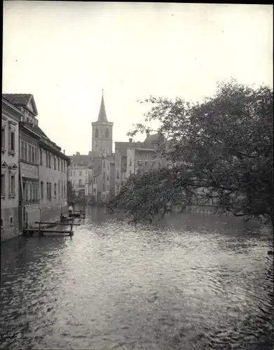 Foto Erfurt in Thüringen, Gerapartie, Häuserfassaden