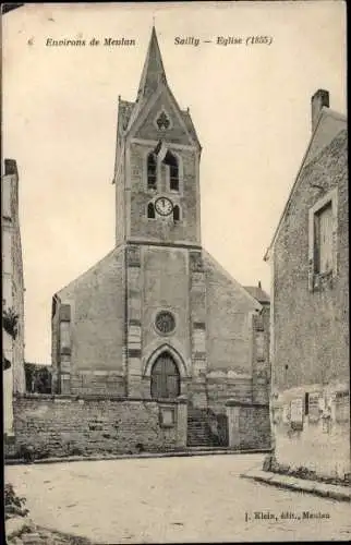 Ak Meulan en Yvelines, Sailly Eglise