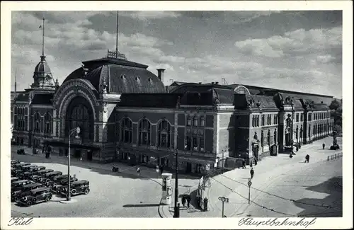 Ak Hansestadt Kiel, Hauptbahnhof