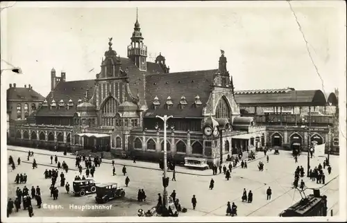 Ak Essen im Ruhrgebiet, Hauptbahnhof