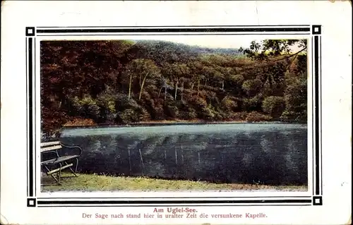 Ak Sielbeck Eutin in Ostholstein, Ugleisee, Gasthaus zum Uglei, Inh. Aug. Holzbach, Forsthaus