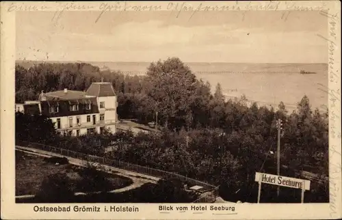 Ak Grömitz in Ostholstein, Blick vom Hotel Seeburg
