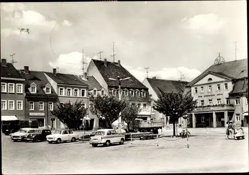 Ak Königsbrück in der Oberlausitz, Karl Marx Platz, Gasthof