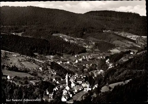 Ak Bad Peterstal Griesbach im Schwarzwald, Ort mit Umgebung